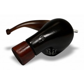 Cachimbo Bertoldi Anel Madeira Preto com Filtro Permanente
